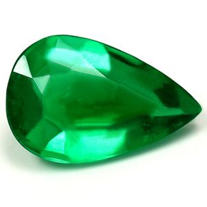 Pear Green Emerald 1.64ct loose gemstone