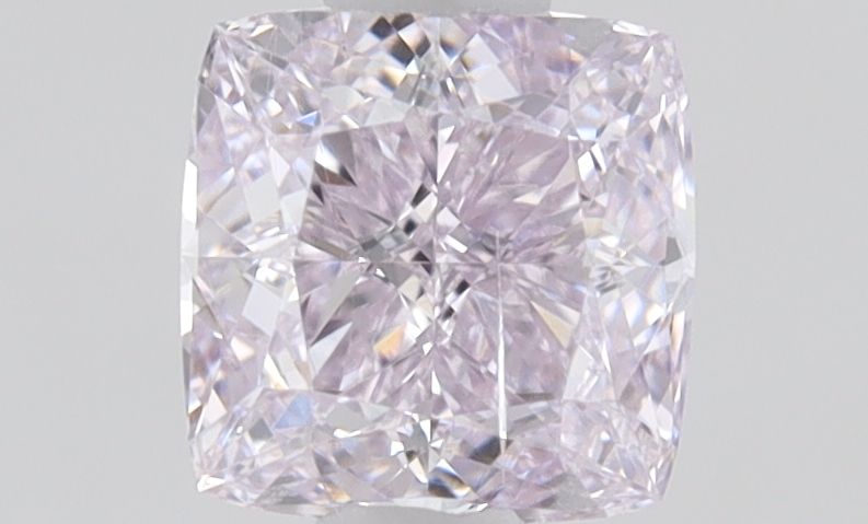 Cushion Fancy Light Purplish Pink Natural Diamond 0.5ct I1 loose diamond