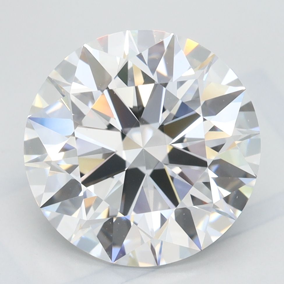 Round Lab-Grown Diamond 3.39ct D IF