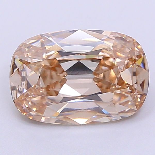 Cushion Fancy Light Brown Lab-grown Diamond 1.7ct VS1 loose diamond