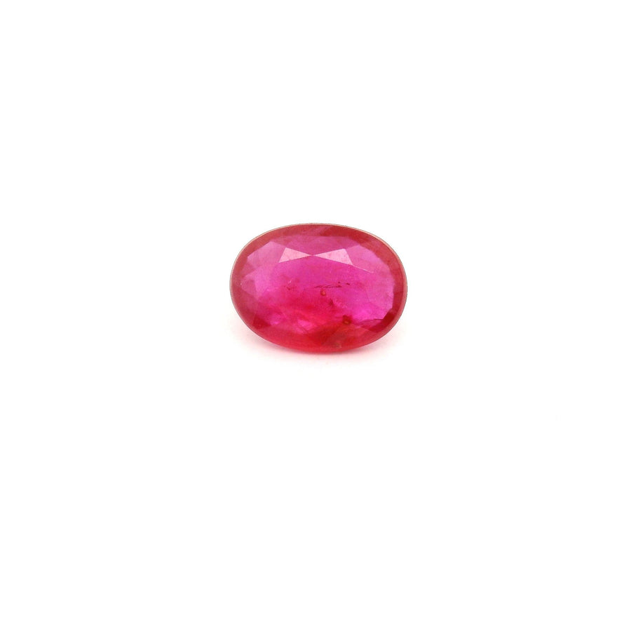 Oval Red Ruby 0.84ct loose gemstone