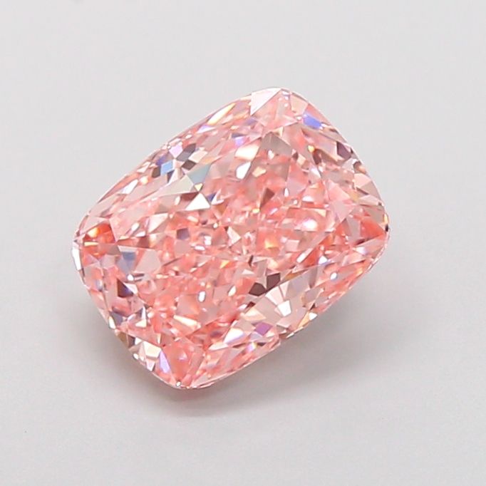 Cushion Fancy Vivid Pink Lab-grown Diamond 2.51ct VS1 loose diamond