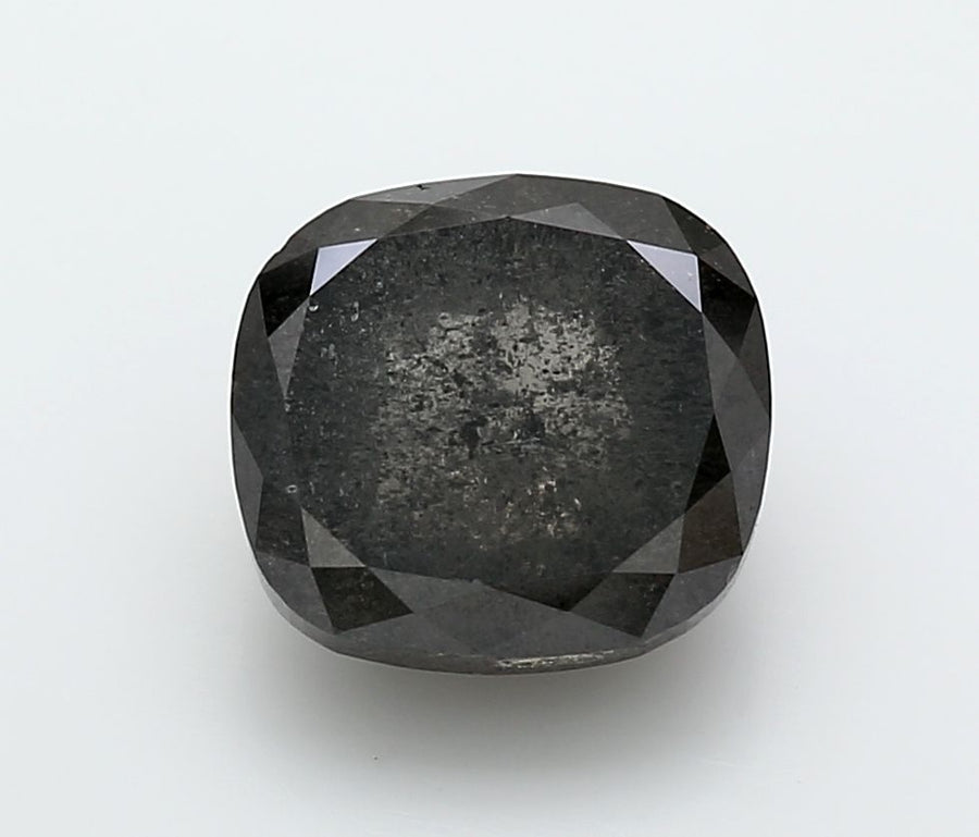 Cushion Fancy Dark Gray Natural Diamond 5.68ct I3 loose diamond