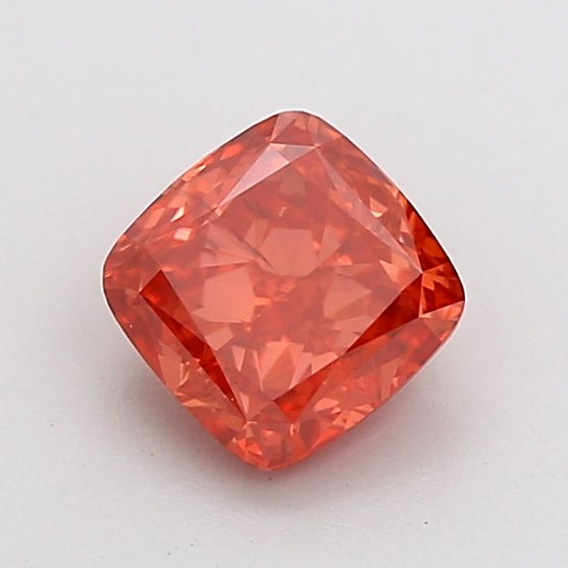 Cushion Fancy Vivid Red Lab-grown Diamond 1.08ct VS2 loose diamond