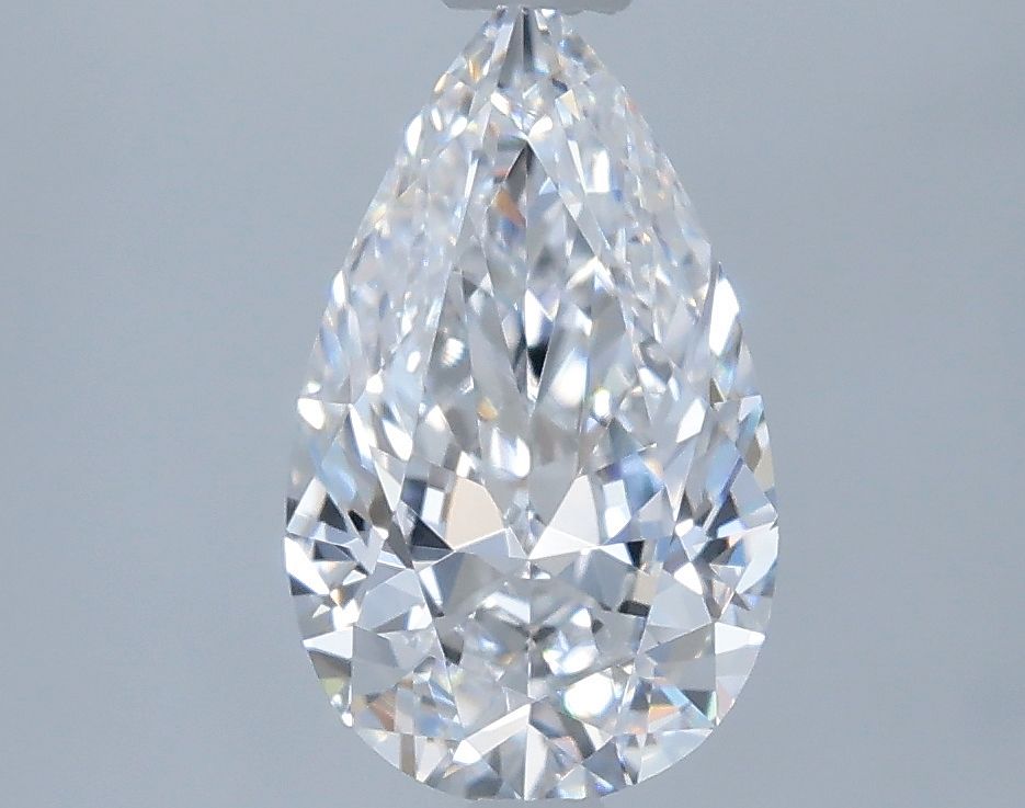 Pear Natural Diamond 0.58ct D VVS2
