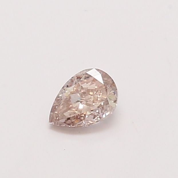Pear Fancy Brown Pink Natural Diamond 0.36ct VS1 loose diamond