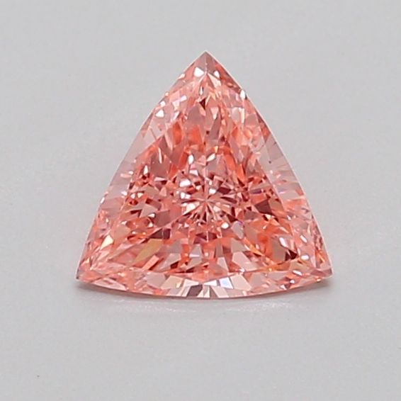 Triangular Fancy Vivid Pink Lab-grown Diamond 0.37ct VVS2 loose diamond