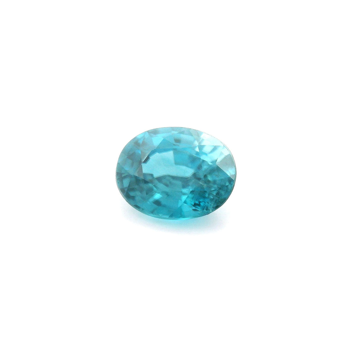 Oval Blue Zircon 2.85ct loose gemstone