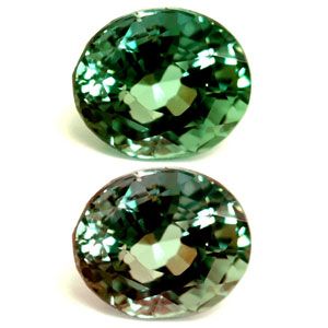 Oval Green Alexandrite 0.56ct loose gemstone
