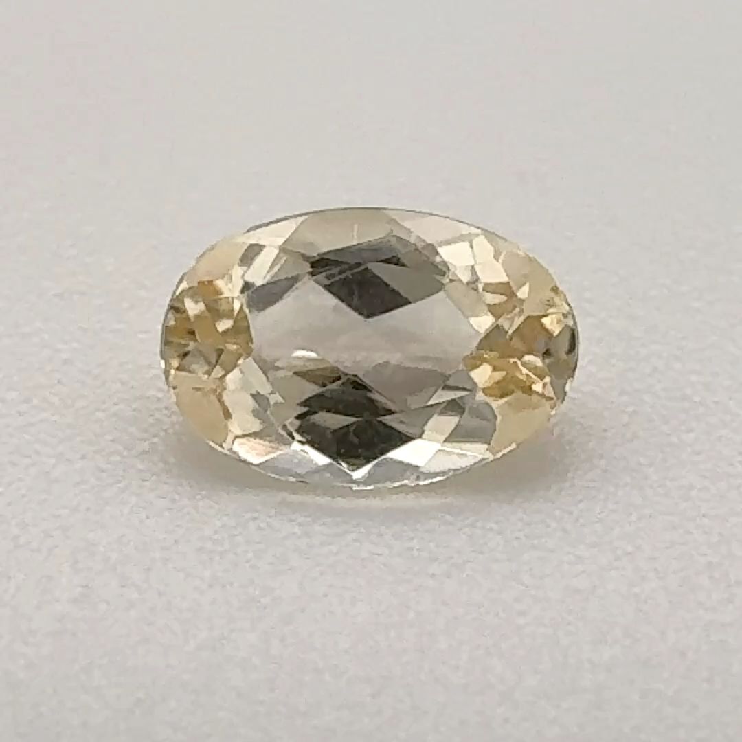 Oval Yellow Topaz 0.67ct loose gemstone