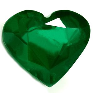Heart Green Emerald 2.06ct loose gemstone