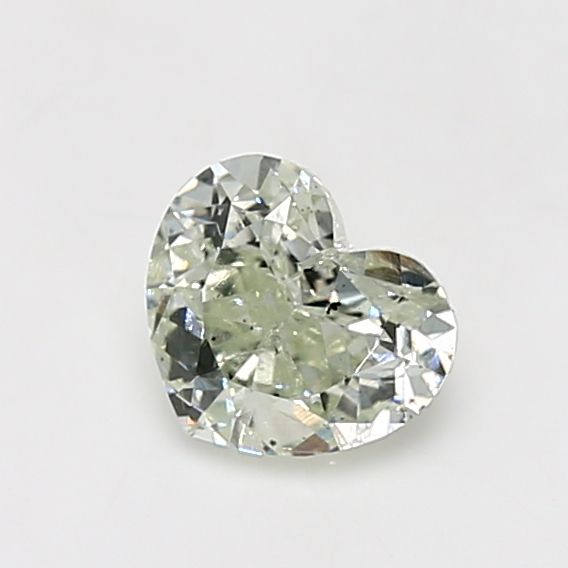 Heart Fancy Light Green Natural Diamond 0.79ct SI2 loose diamond