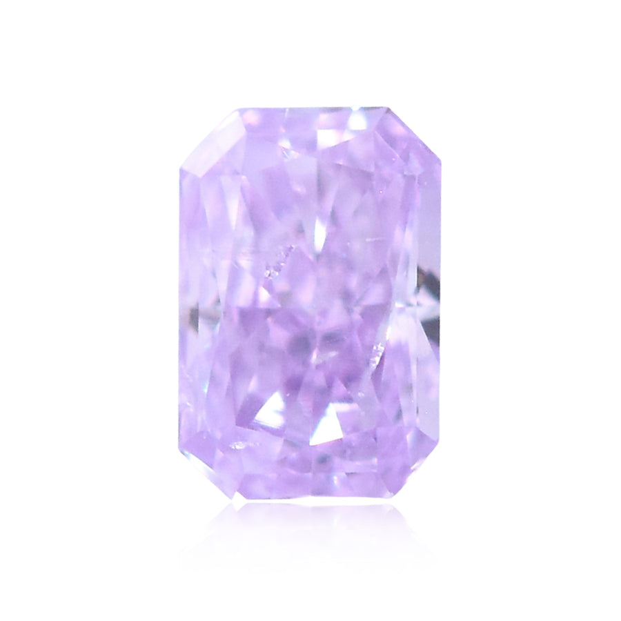 Radiant Fancy Intense Pinkish Purple Natural Diamond 0.18ct I2 loose diamond