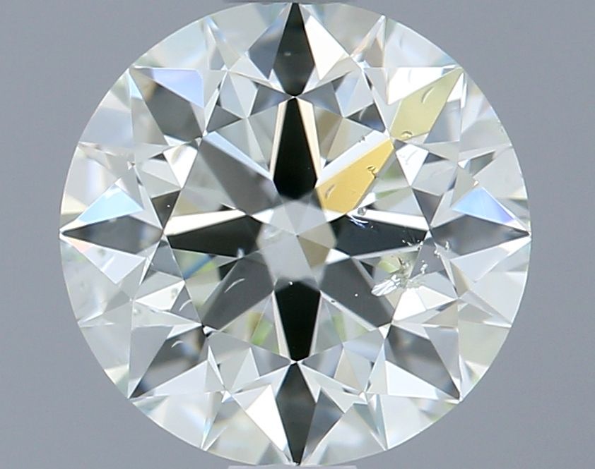 Round Faint Green Natural Diamond 1.26ct SI2 loose diamond