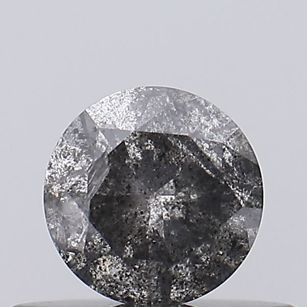 Round Salt And Pepper Natural Diamond 0.34ct I3 loose diamond