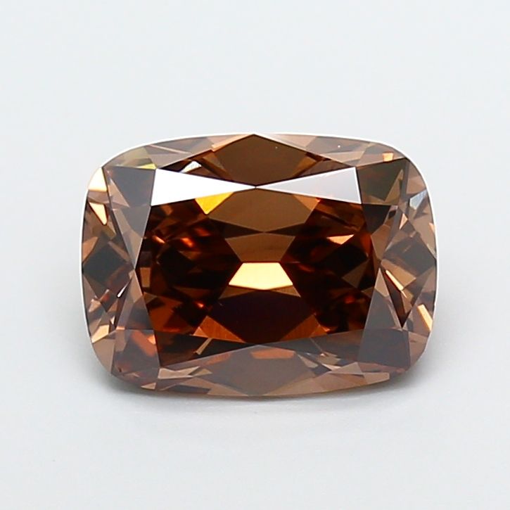 Cushion Fancy Brown Lab-grown Diamond 3.6ct VVS2 loose diamond