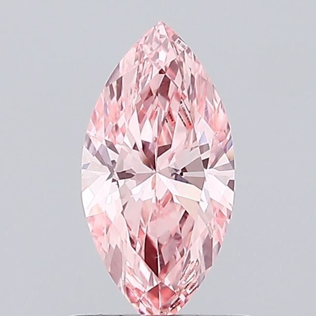 Marquise Fancy Vivid Pink Lab-grown Diamond 0.66ct VVS2 loose diamond