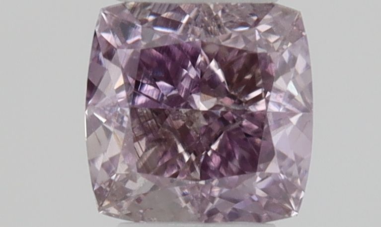 Cushion Fancy Purple Pink Natural Diamond 0.15ct SI2 loose diamond