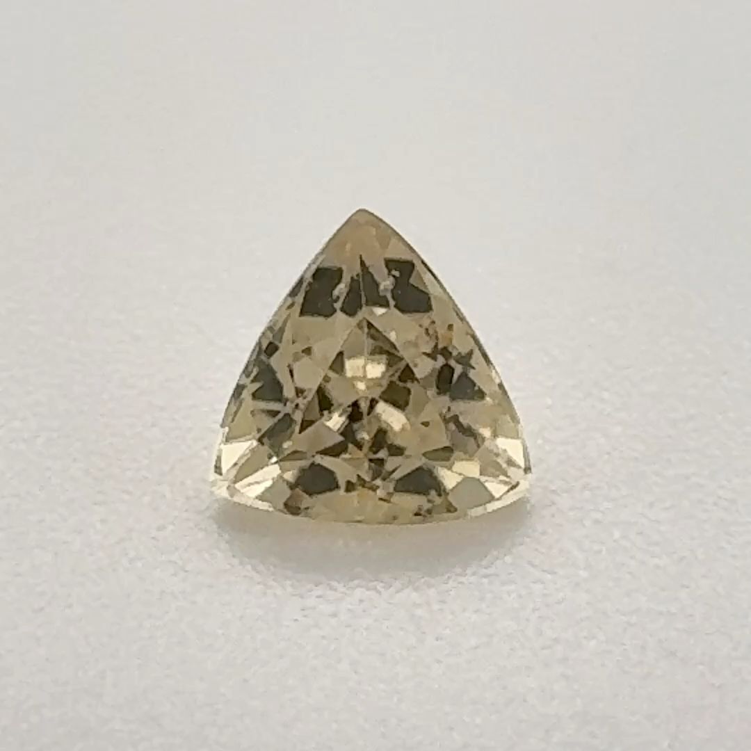 Trilliant Yellow Topaz 0.54ct loose gemstone