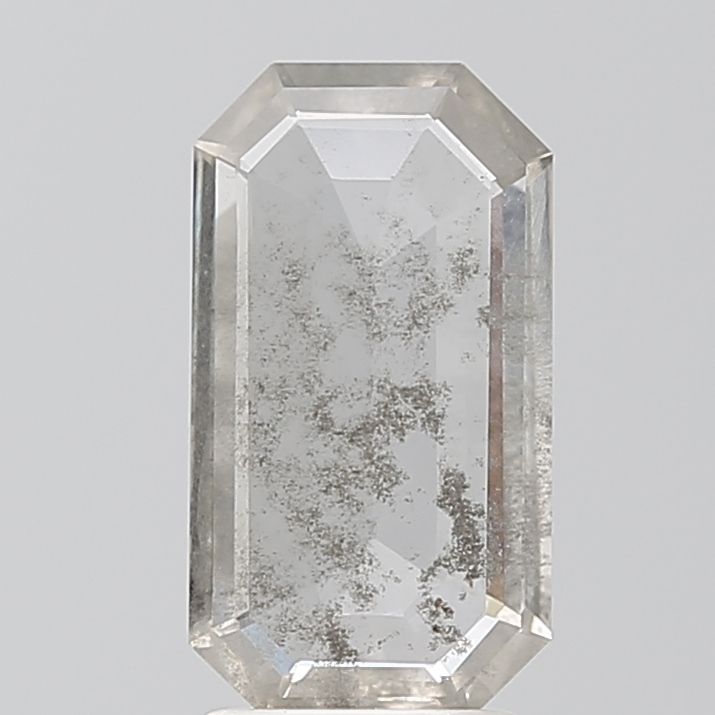Emerald Salt And Pepper Lab-grown Diamond 1.66ct I2 loose diamond