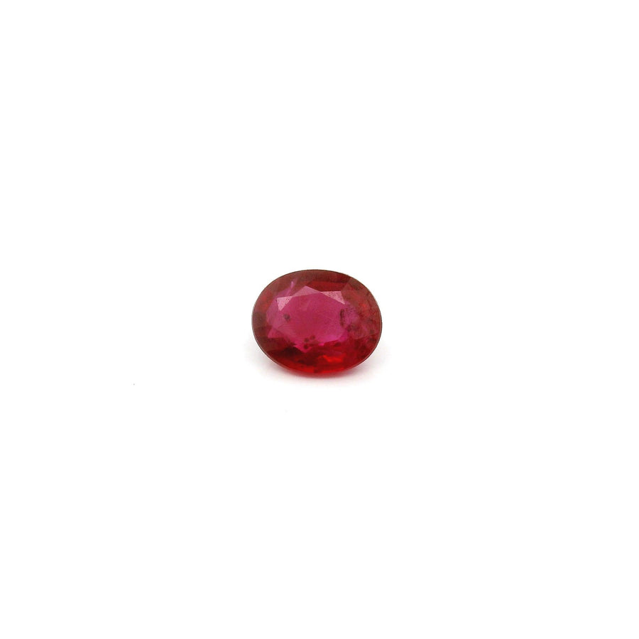 Oval Red Ruby 0.44ct loose gemstone