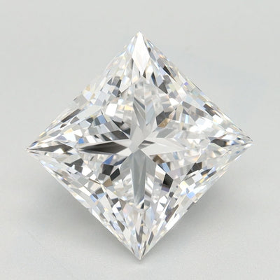 Princess Lab-Grown Diamond 2.75ct D IF