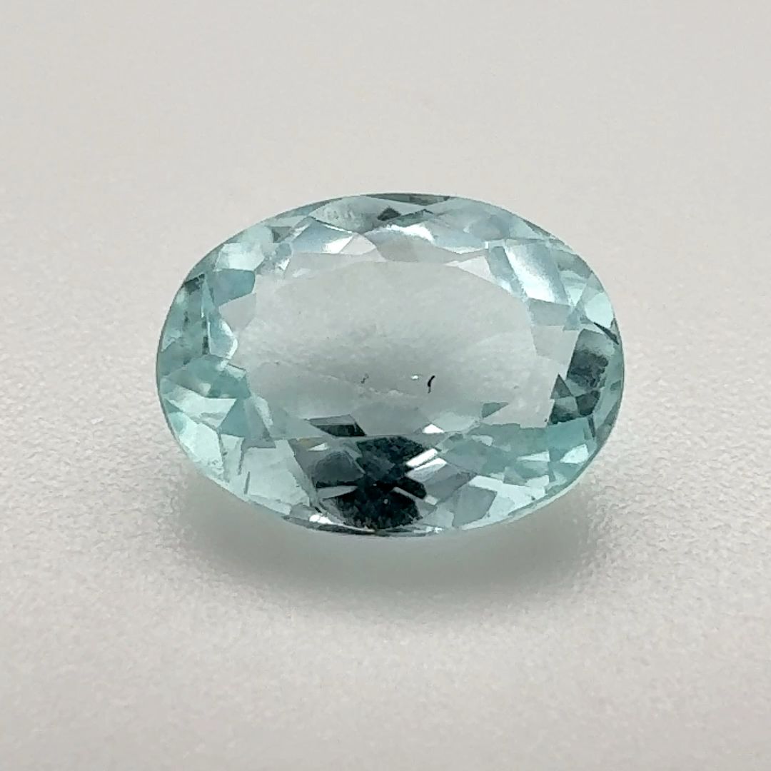 Oval Blue Aquamarine 1.72ct loose gemstone