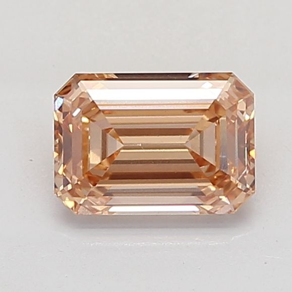 Emerald Champagne Lab-grown Diamond 2.37ct VS1 loose diamond