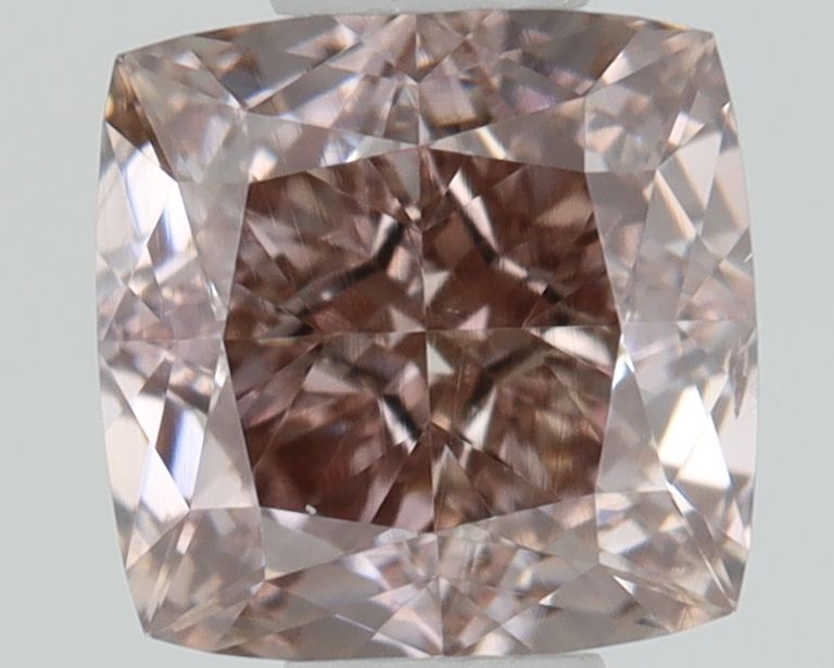 Cushion Fancy Brown Pink Natural Diamond 0.46ct VS2 loose diamond