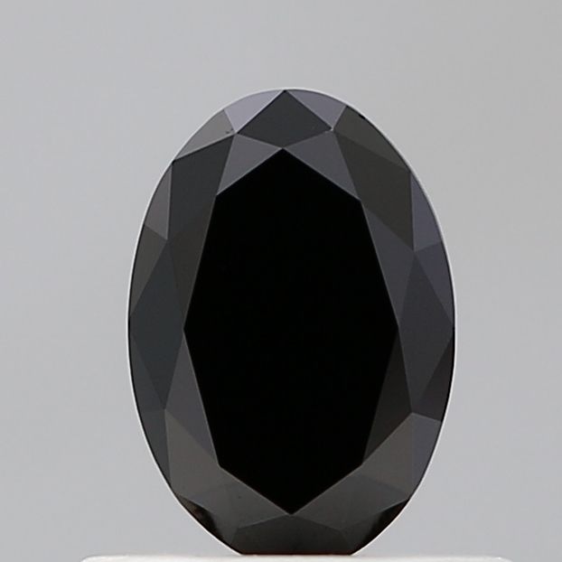 Oval Black Lab-grown Diamond 0.54ct VVS2 loose diamond