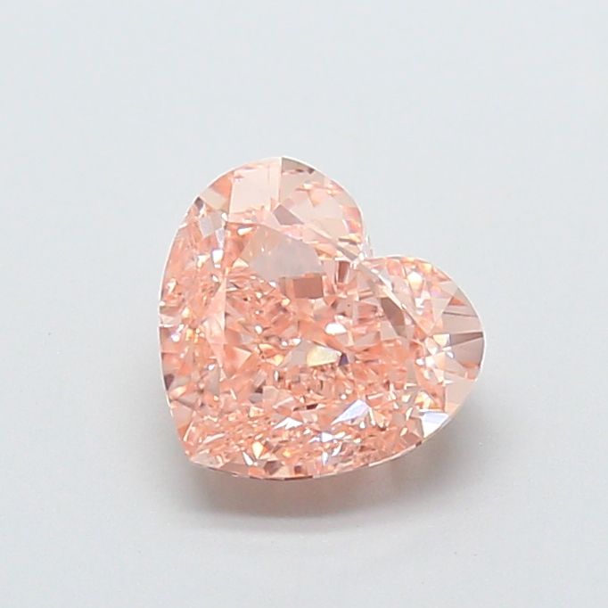 Heart Fancy Brownish Orange Lab-grown Diamond 2.01ct VS1 loose diamond