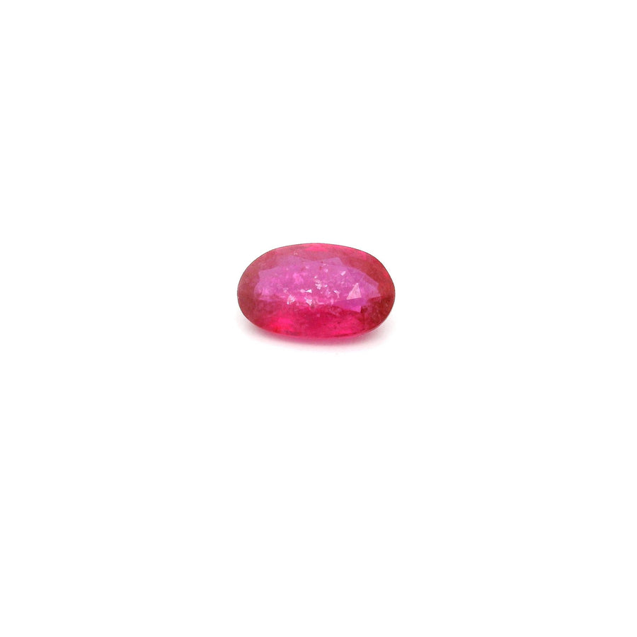 Oval Red Ruby 0.56ct loose gemstone