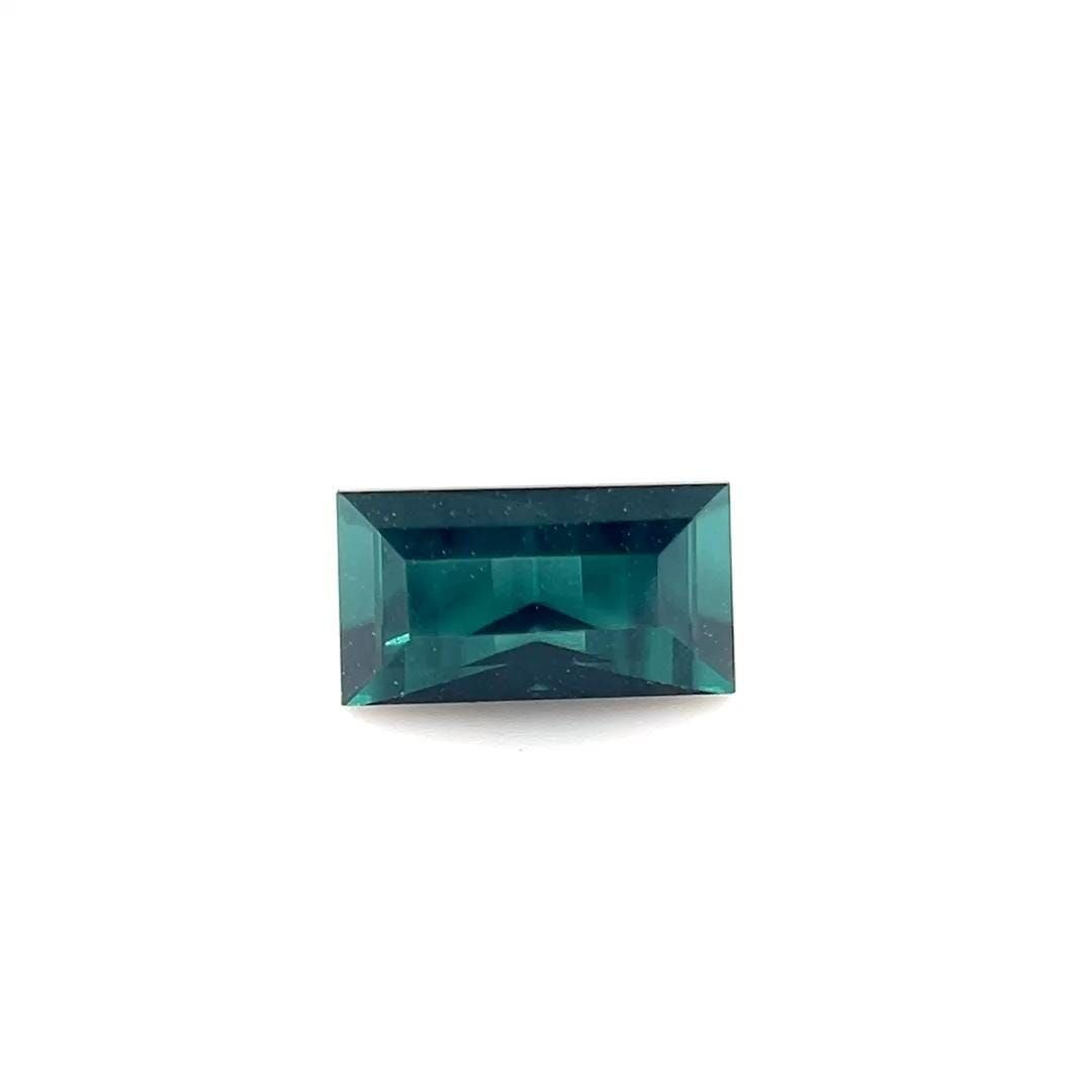 Baguette Blue Tourmaline 0.7ct loose gemstone