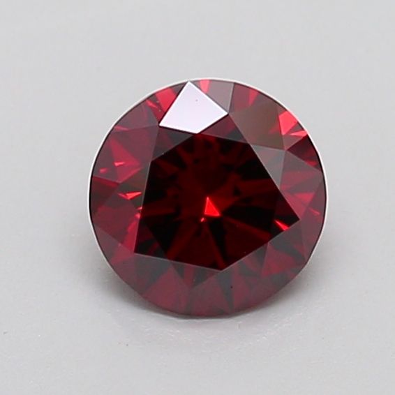 Round Fancy Deep Orange Lab-grown Diamond 0.77ct VS1 loose diamond