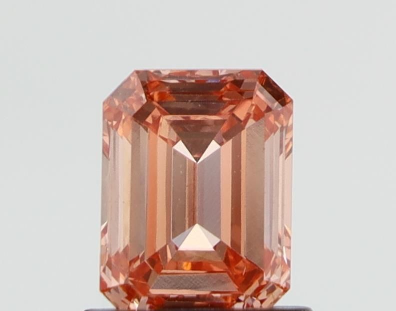 Emerald Fancy Orange Lab-grown Diamond 1ct VS1 loose diamond