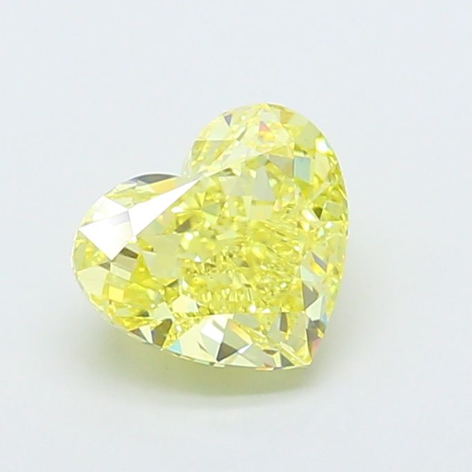 Heart Fancy Yellow Lab-grown Diamond 3.03ct VS2 loose diamond