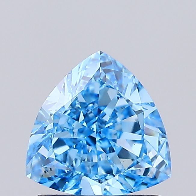 Triangular Fancy Vivid Blue Lab-grown Diamond 1.01ct VS1 loose diamond