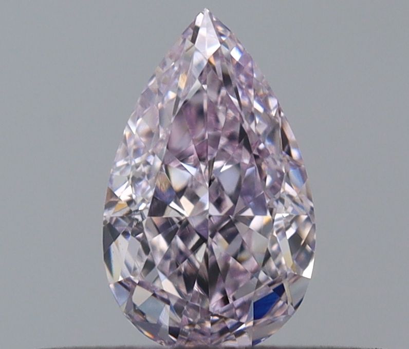 Pear Fancy Light Purplish Pink Natural Diamond 0.26ct VS1 loose diamond