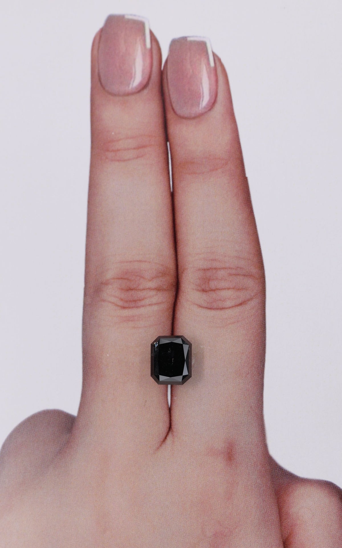 Radiant Black Natural Diamond 2.9ct loose diamond