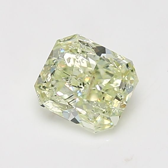 Radiant Fancy Light Green Natural Diamond 1.01ct I1 loose diamond