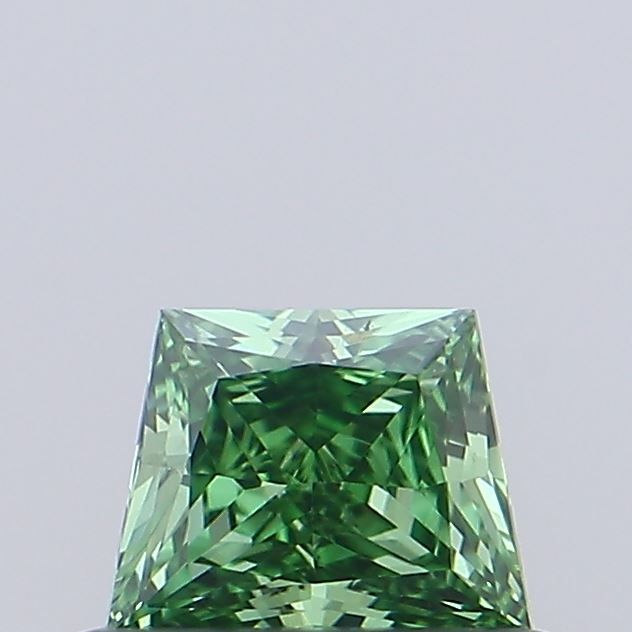 Trapezoid Fancy Vivid Green Lab-grown Diamond 0.33ct VVS2 loose diamond