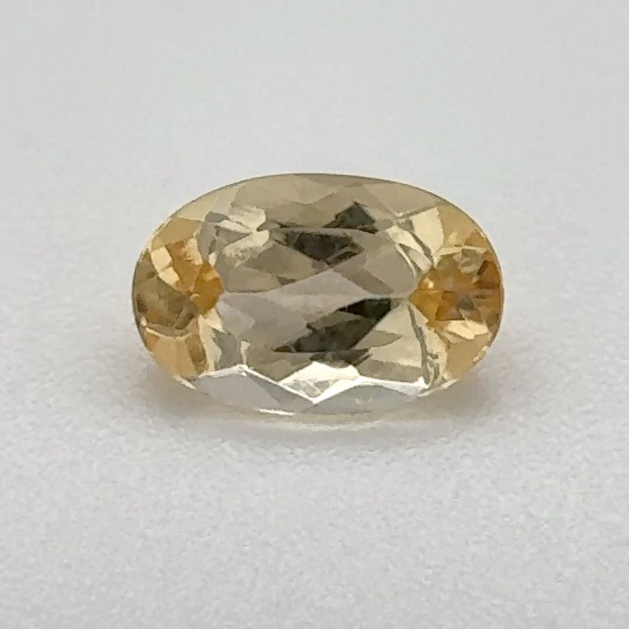 Oval Yellow Topaz 0.825ct loose gemstone