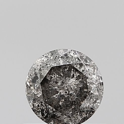 Round Salt And Pepper Natural Diamond 0.53ct VVS2 loose diamond