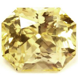 Emerald Yellow Sapphire 5.34ct loose gemstone