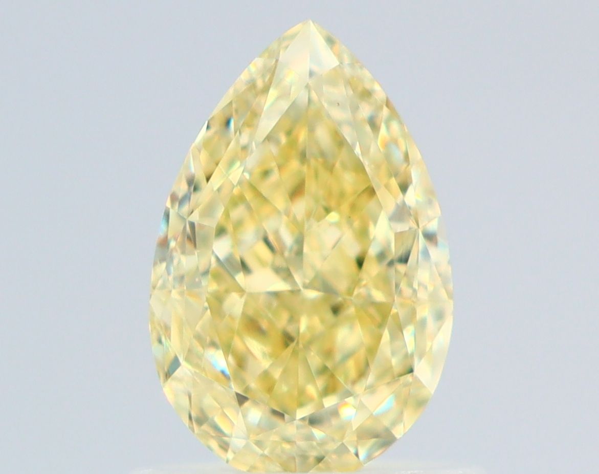 Pear Fancy Yellow Natural Diamond 1.01ct VS1 loose diamond