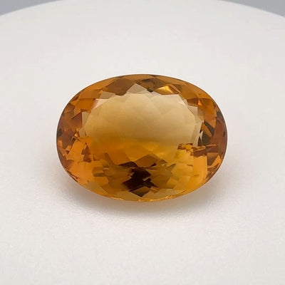 Oval Orange Citrine 8.485ct loose gemstone