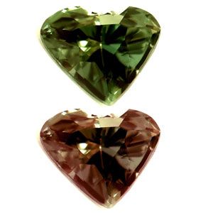 Heart Green Alexandrite 0.22ct loose gemstone