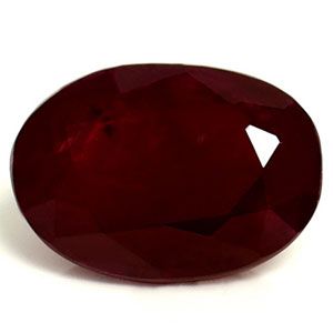 Oval Red Ruby 1.33ct loose gemstone