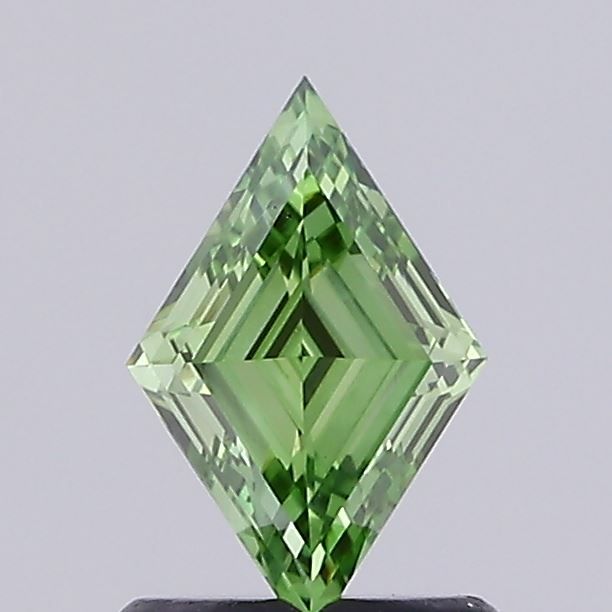 Lozenge Fancy Vivid Green Lab-grown Diamond 0.75ct VS1 loose diamond