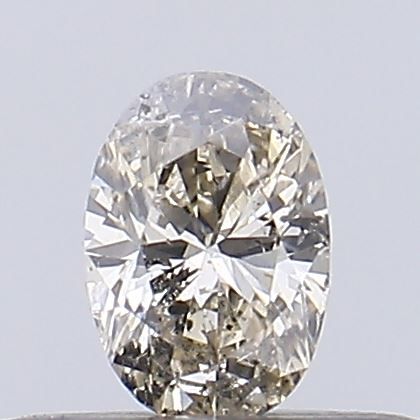 Oval Fancy Light Brown Natural Diamond 0.17ct I1 loose diamond